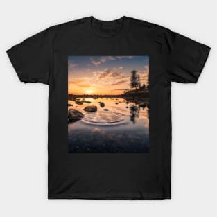 Calm lake landscape T-Shirt